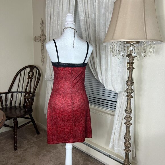 Y2k Leopard Print Mini Dress - Picture 3 of 5